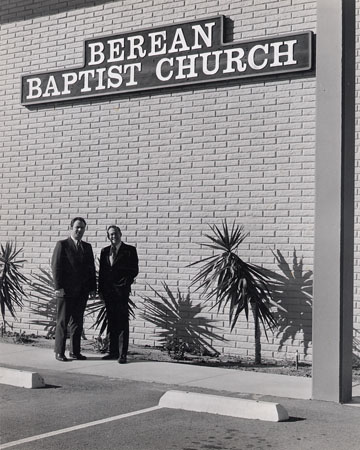Jerry Fallwell and Ken in front of Berean